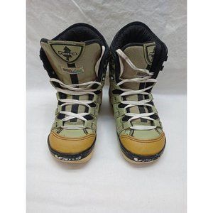 Vans Green/Tan Pinion Ergo Lite Insulation Snowboarding Snow Boots Women’s 9